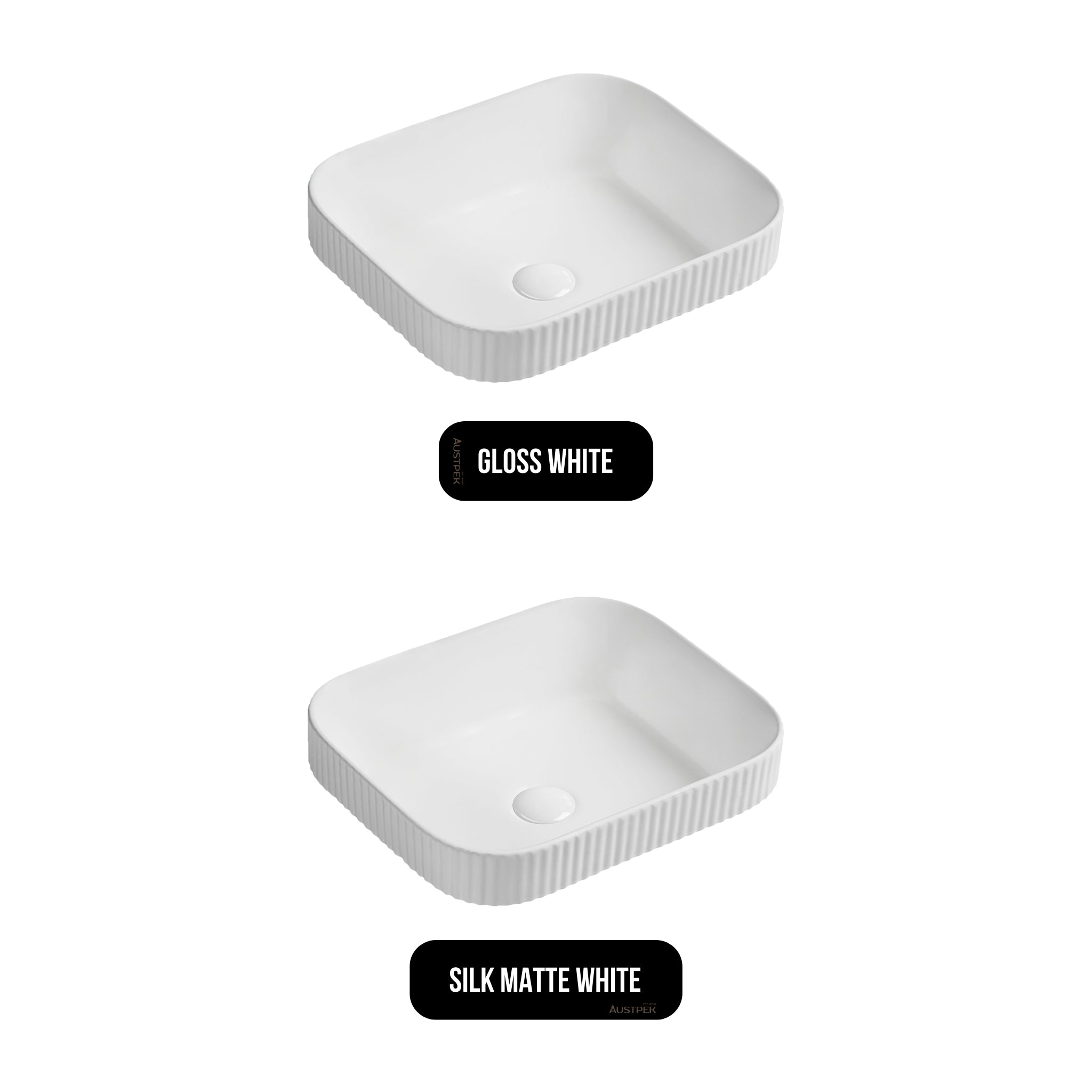 SEIMA CLEO 450 SEMI-INSET BASIN GLOSS WHITE 450MM