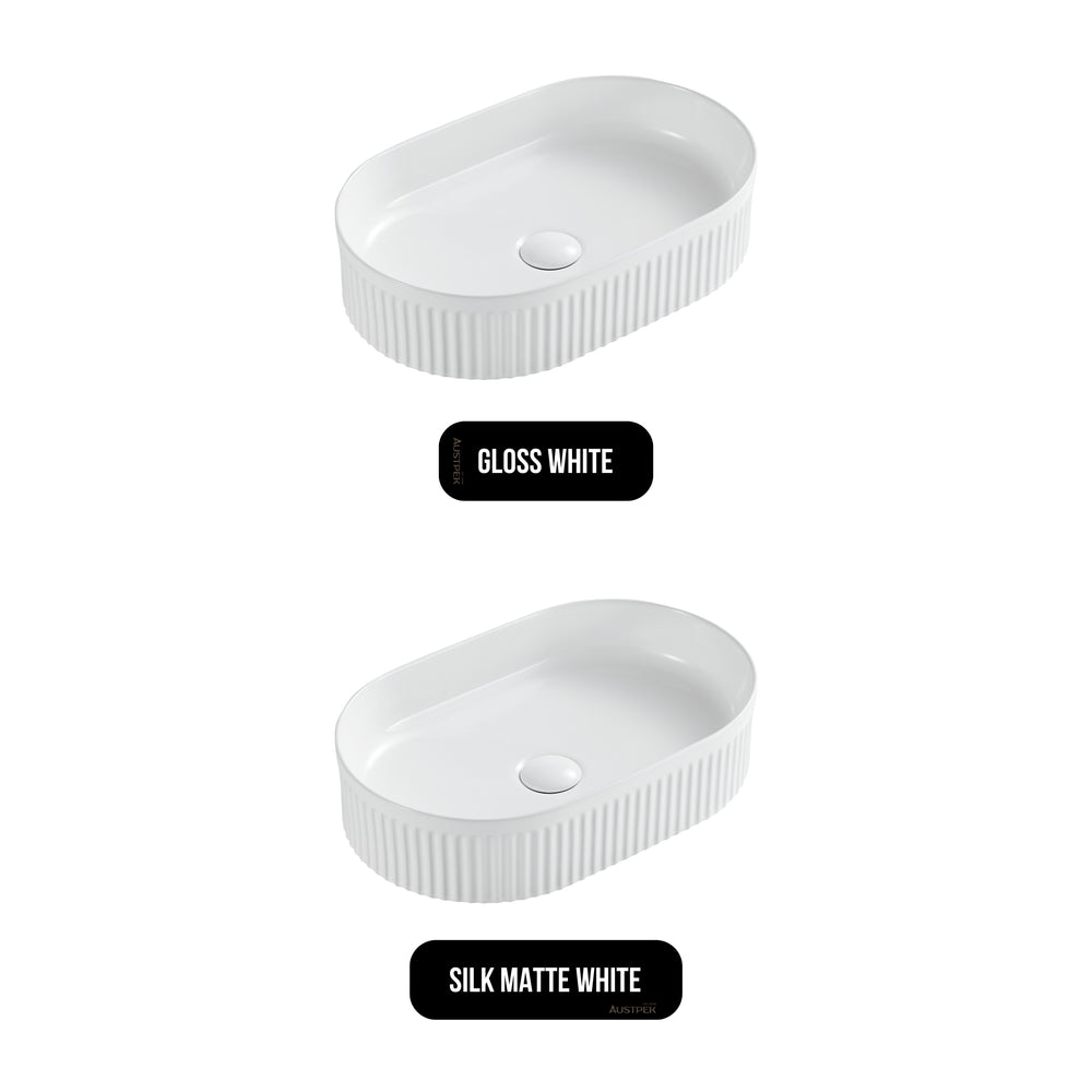 SEIMA CLEO 500 ABOVE COUNTER BASIN GLOSS WHITE 500MM