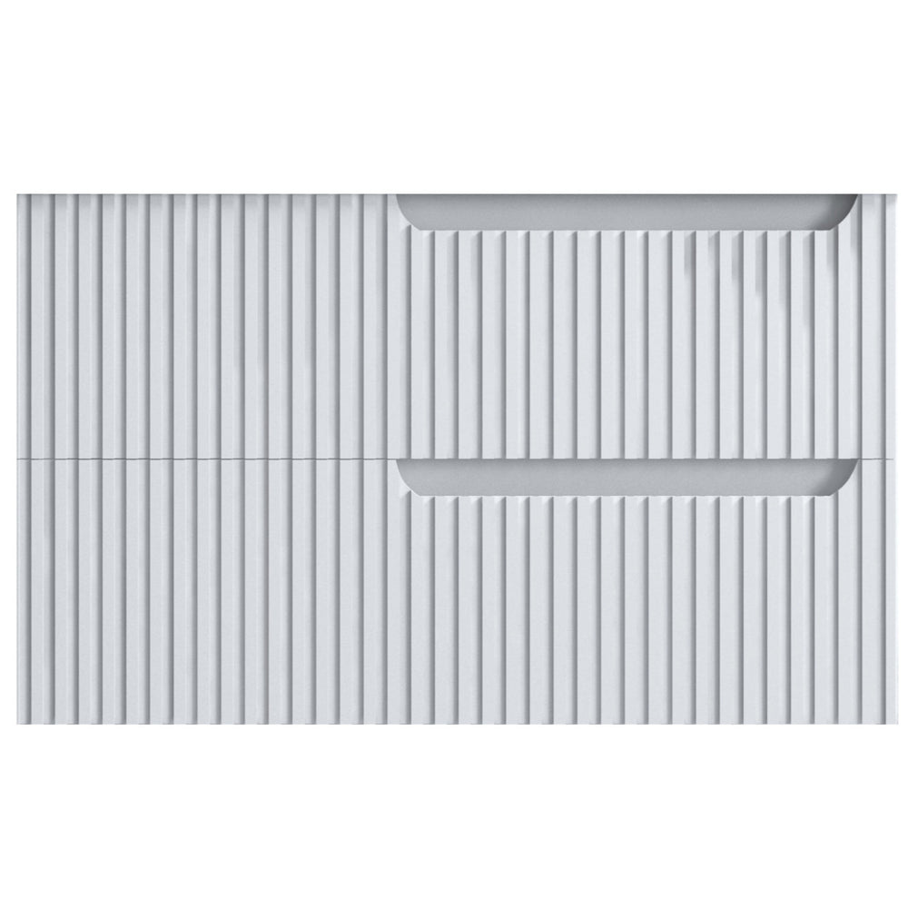 INFINITY SERSI MATTE WHITE 750MM SINGLE BOWL WALL HUNG VANITY