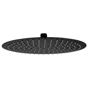 HELLYCAR ROUND STAINLESS STEEL SHOWER HEAD 300MM BLACK
