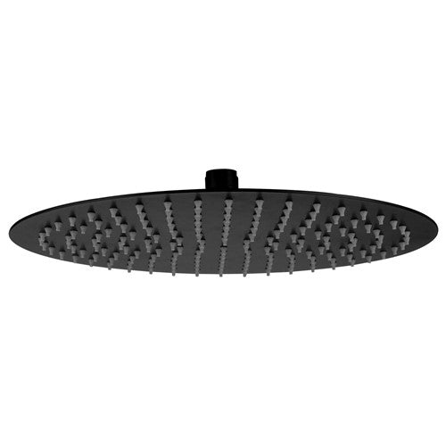 HELLYCAR ROUND STAINLESS STEEL SHOWER HEAD 300MM BLACK