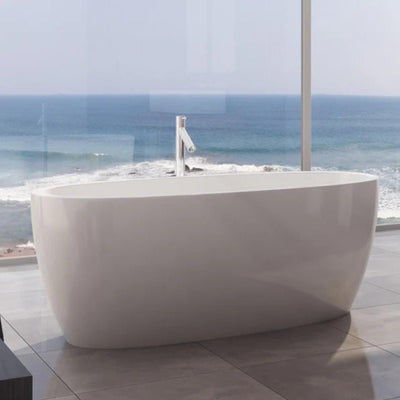 DECINA SHERATON FREESTANDING BATH GLOSS WHITE 1600MM