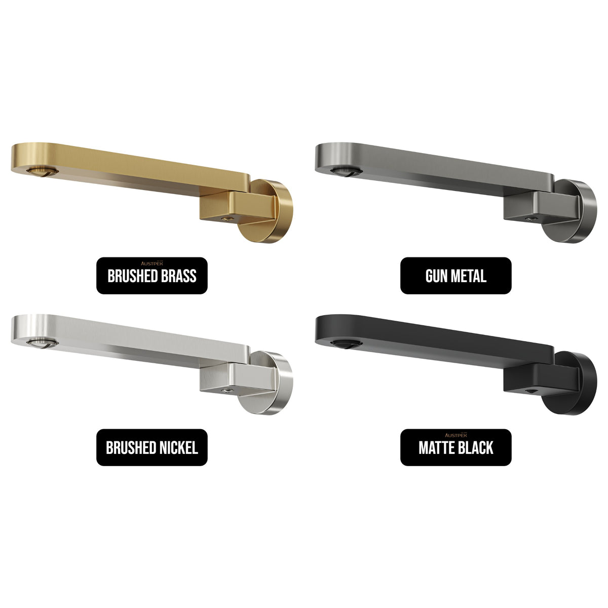 LINSOL SHENAY SWIVEL BATH SPOUT BRUSHED NICKEL