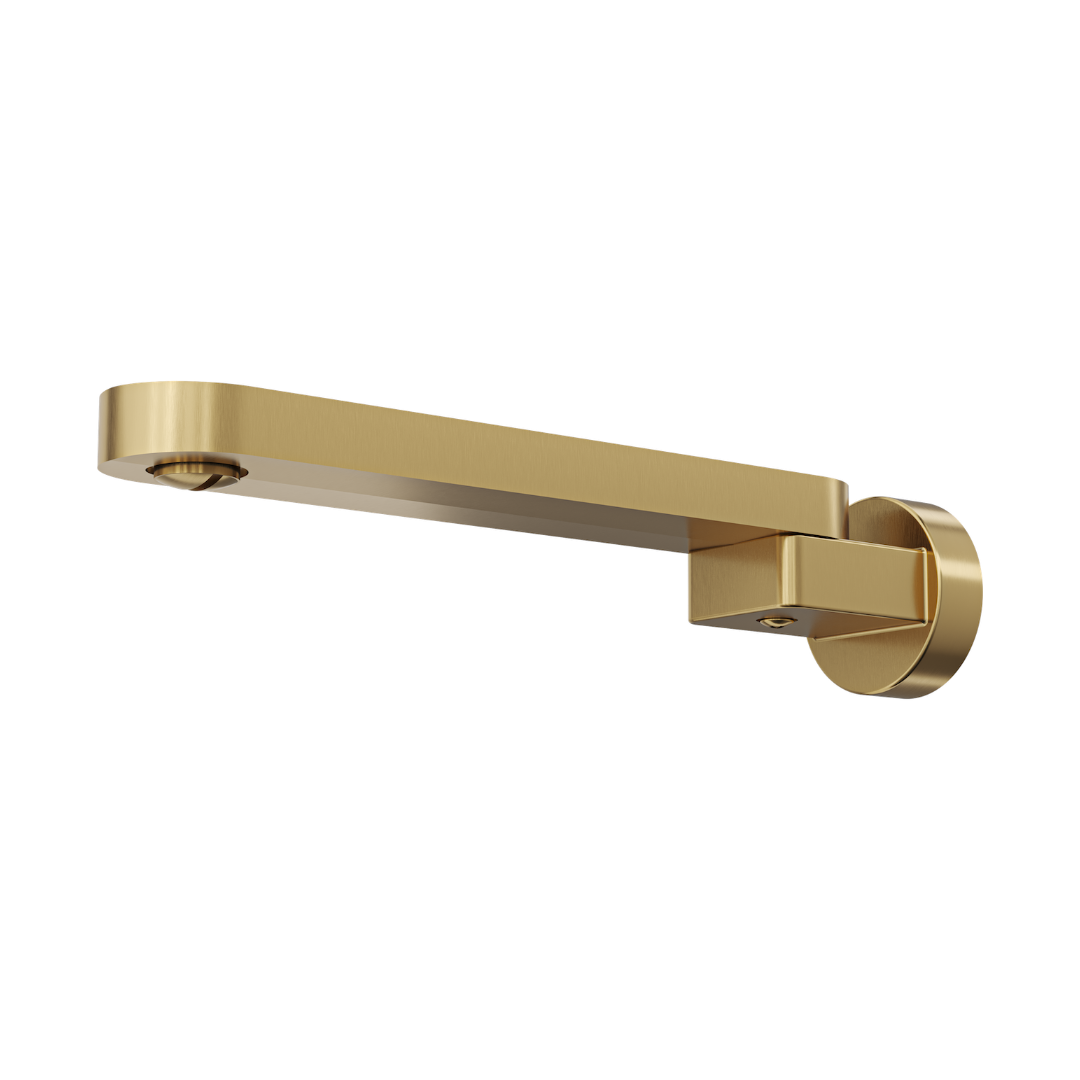 Linsol Shenay Swivel Bath Spout Brushed Brass