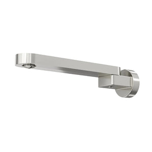 Linsol Shenay S2 Swivel Wall Bath Spout 230mm Brushed Nickel