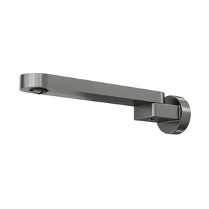 Linsol Shenay S2 Swivel Wall Bath Spout 230mm Gunmetal