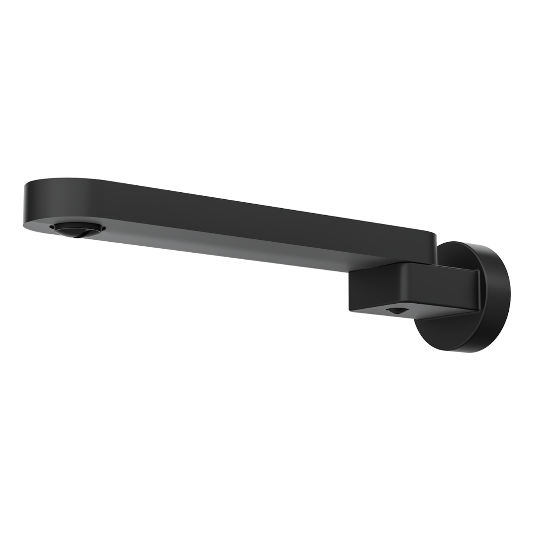Linsol Shenay Swivel Bath Spout Matte Black