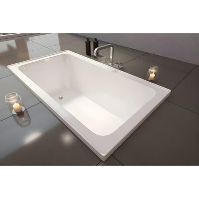DECINA SHENSEKI INSET BATH GLOSS WHITE (AVAILABLE IN 1395MM AND 1515MM)