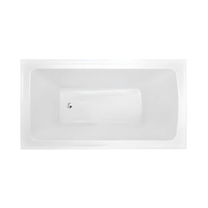 DECINA SHENSEKI INSET BATH GLOSS WHITE (AVAILABLE IN 1395MM AND 1515MM)