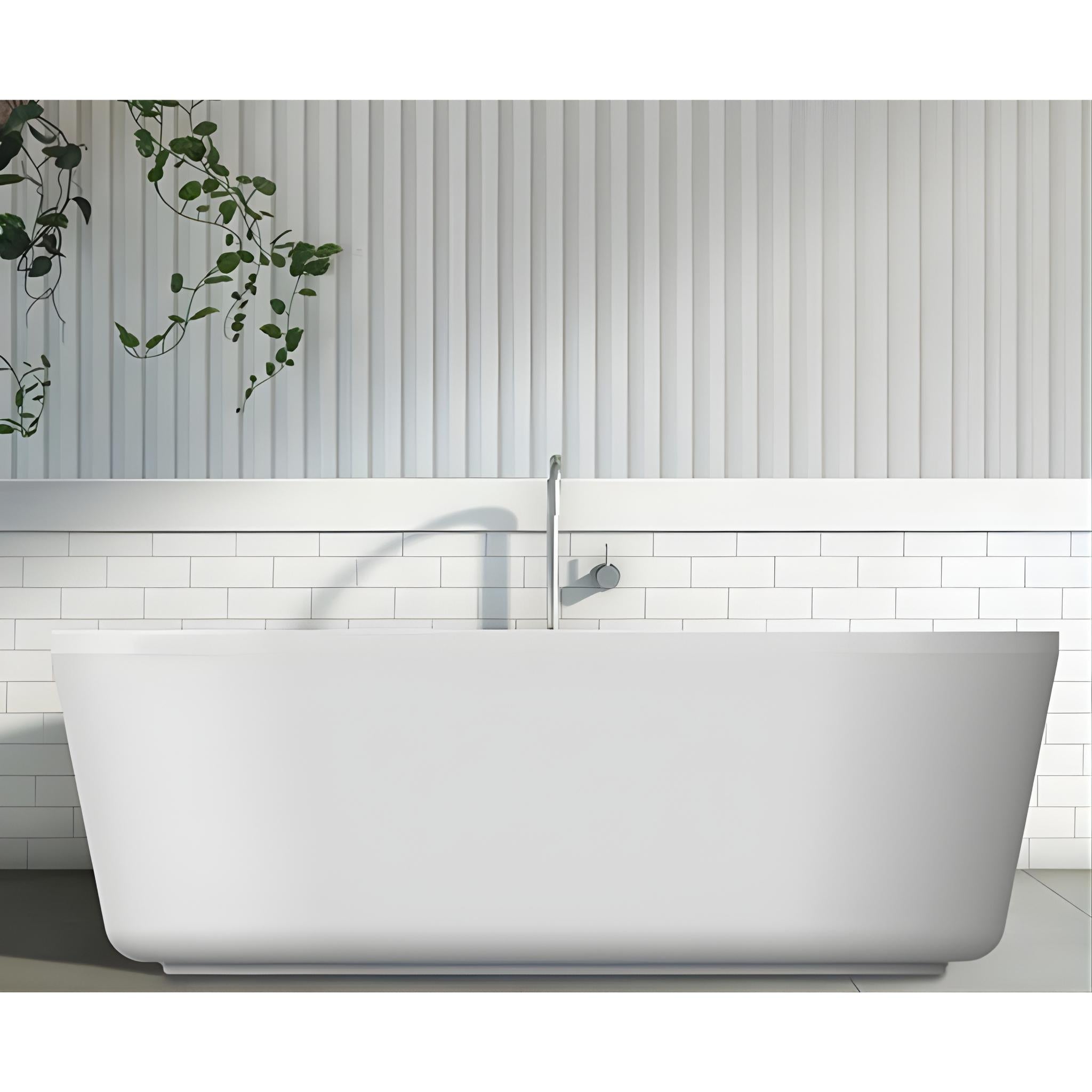 DECINA SOLIS FREESTANDING BATH GLOSS WHITE 1700MM