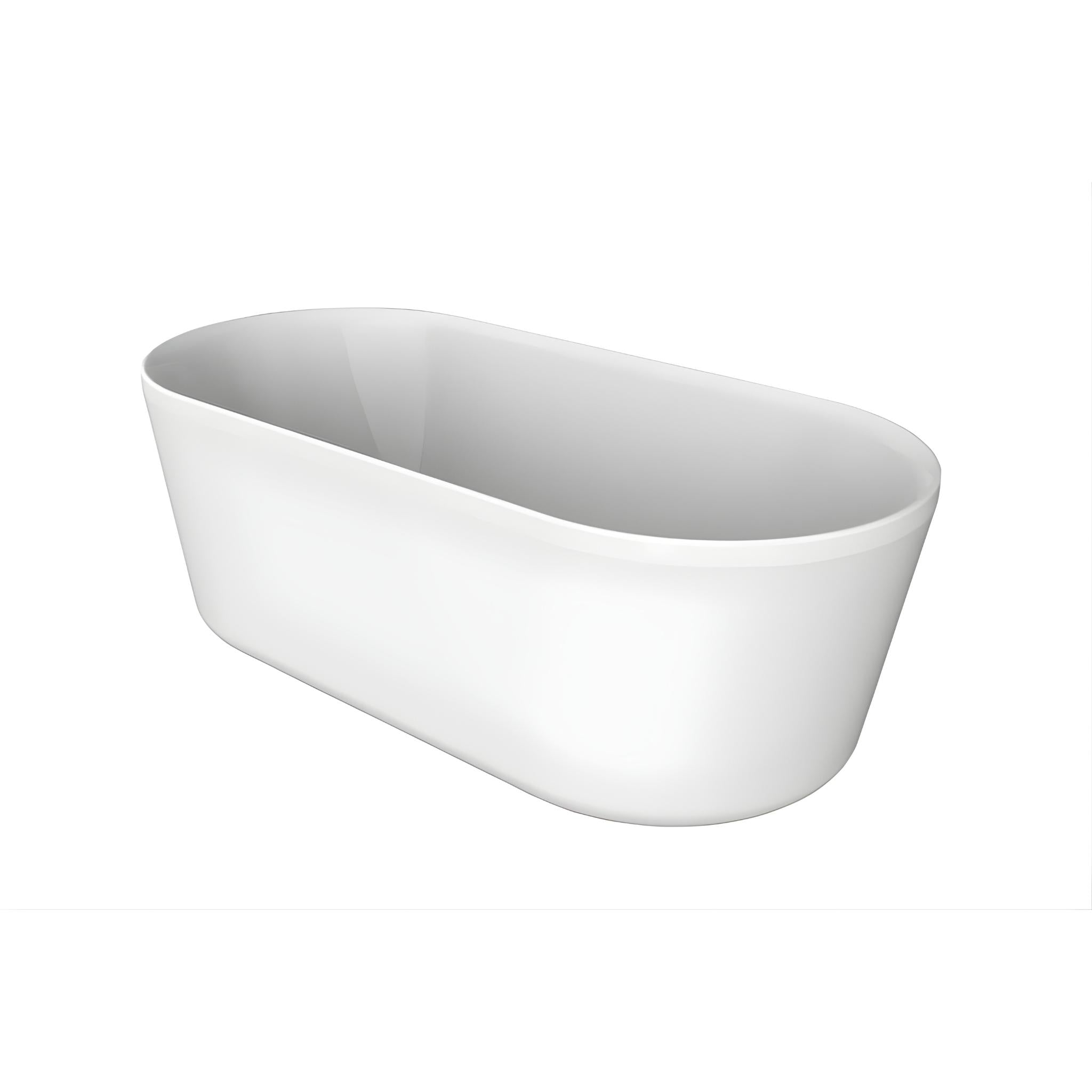 DECINA SOLIS FREESTANDING BATH GLOSS WHITE 1700MM