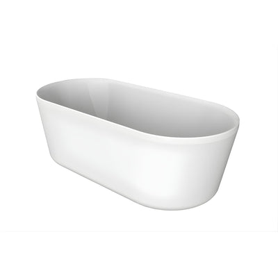 DECINA SOLIS FREESTANDING BATH GLOSS WHITE 1700MM