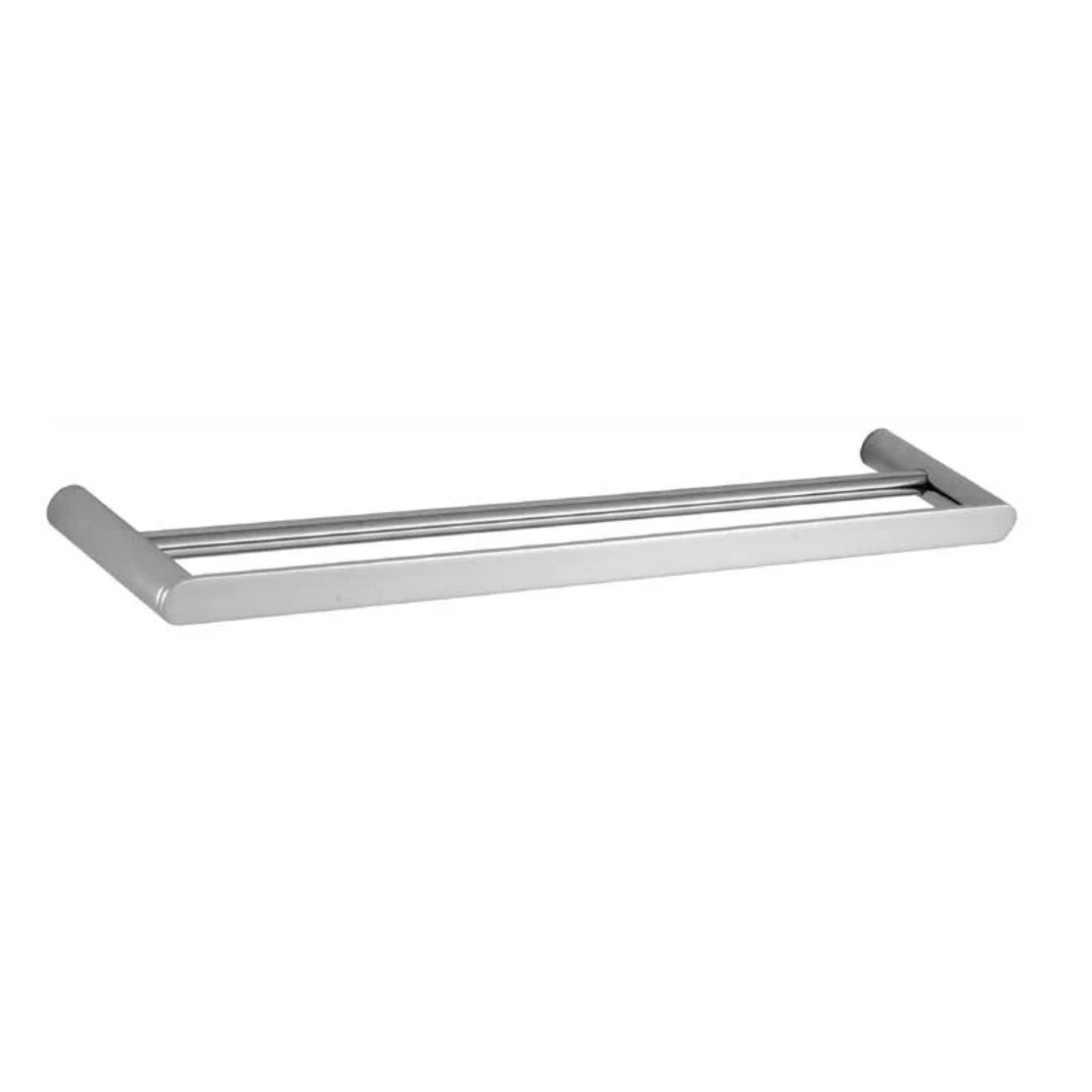 TAPART SLEEK DOUBLE NON-HEATED TOWEL RAIL CHROME 600MM AND 800MM