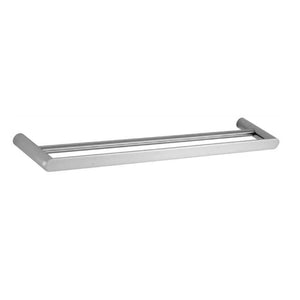 TAPART SLEEK DOUBLE NON-HEATED TOWEL RAIL CHROME 600MM AND 800MM