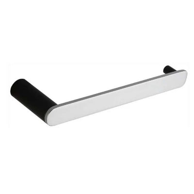 TAPART SLEEK NON-HEATED HAND TOWEL RAIL BLACK / CHROME 230MM