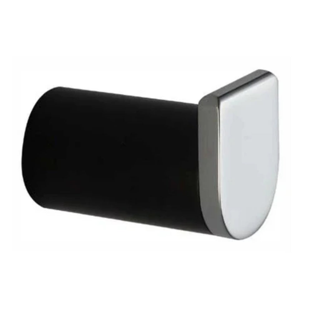 TAPART SLEEK ROBE HOOK BLACK/CHROME 44MM