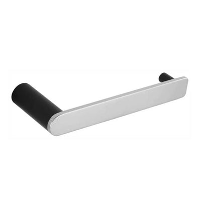 TAPART SLEEK TOILET ROLL HOLDER BLACK/CHROME 180MM