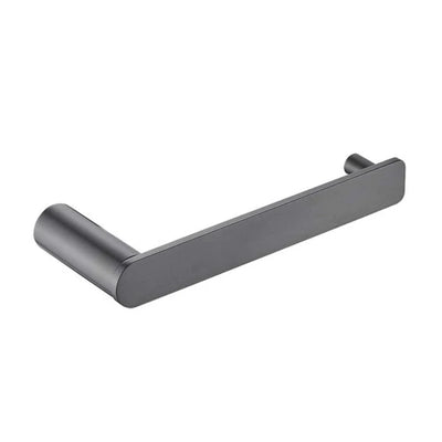 TAPART SLEEK TOILET ROLL HOLDER BRUSHED GUN METAL 180MM