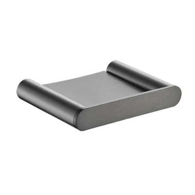TAPART SLEEK SOAP DISH BRUSHED GUN METAL 106MM