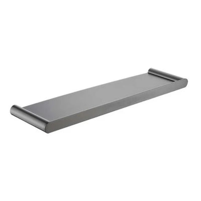 TAPART SLEEK SHELF BRUSHED GUN METAL 500MM