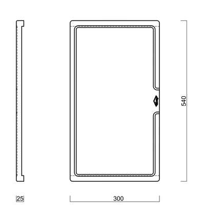 SCHOCK BAMBOO SLIDING CHOPPING BOARD