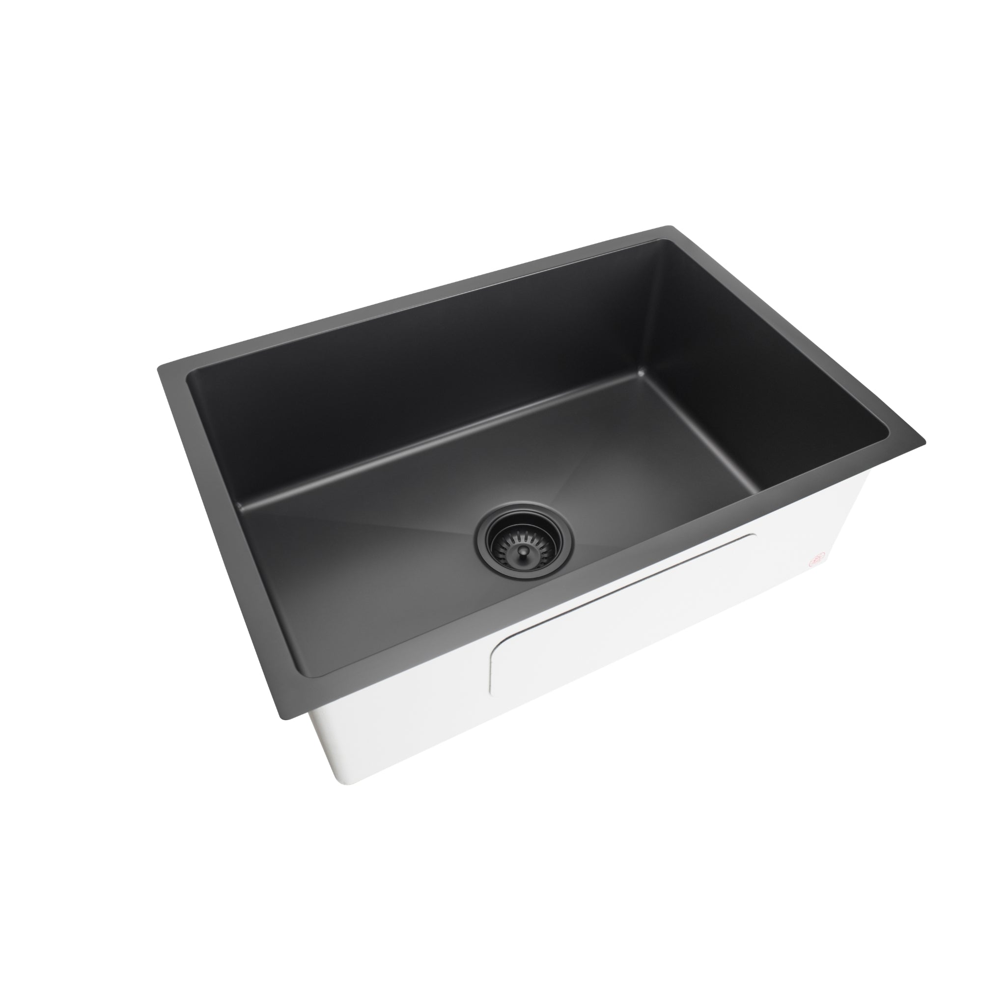 VITO STAINLESS STEEL SINGLE BOWL UNDERMOUNT KITCHEN SINK MATTE BLACK 660MM