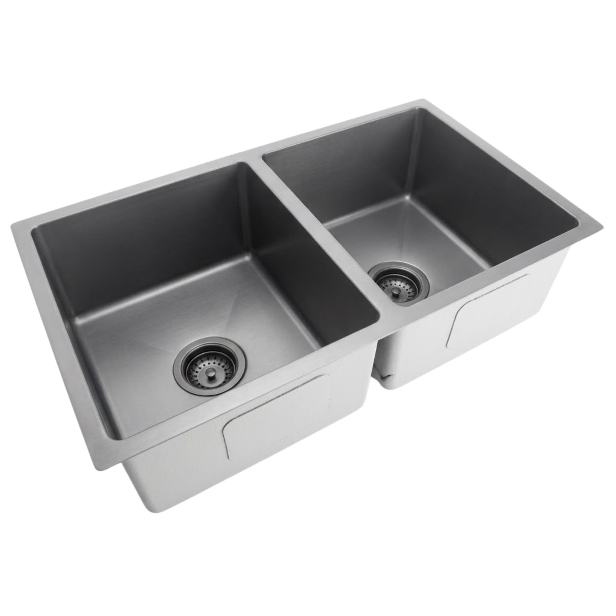 VITO DOUBLE BOWL KITCHEN SINK GUN METAL 775MM
