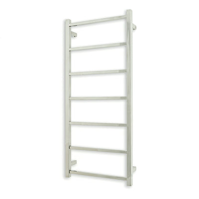 RADIANT HEATING 7-BARS SQUARE NON-HEATED TOWEL RAIL CHROME 500MM