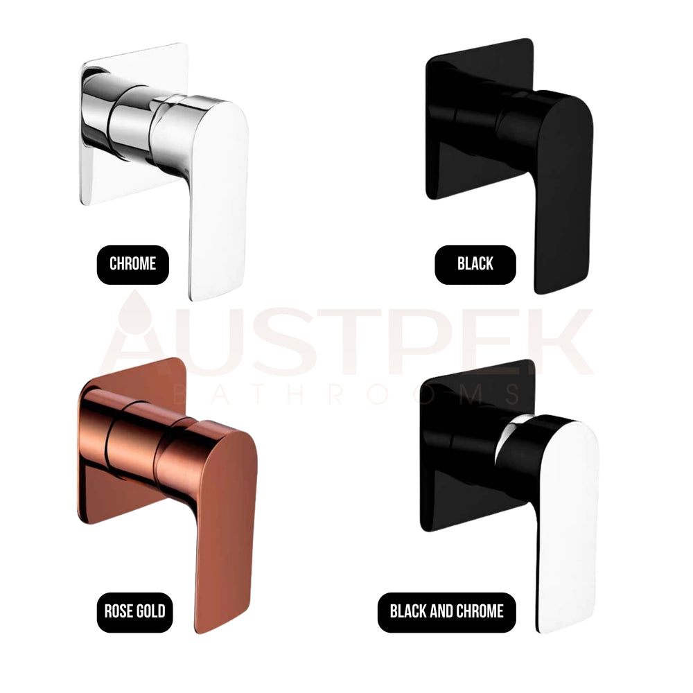 IKON SETO LEAD FREE WALL MIXER WITH DIVERTER WHITE AND CHROME