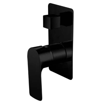 TAPART SLEEK WALL MIXER WITH DIVERTER 181MM BLACK