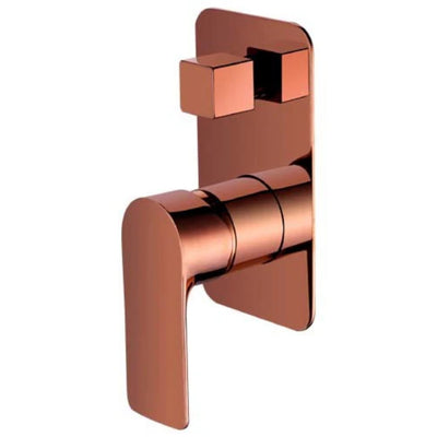 TAPART SLEEK WALL MIXER WITH DIVERTER 181MM ROSE GOLD