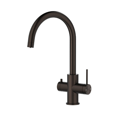 BELLA VISTA MICA LEAD FREE 3-WAY FILTER SINK MIXER 380MM DUSK BRONZE