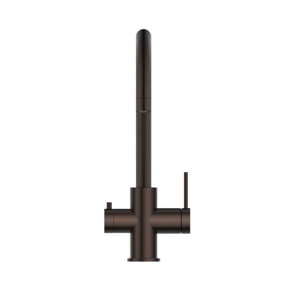 BELLA VISTA MICA 3-WAY FILTER SINK MIXER 380MM DUSK BRONZE