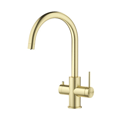 BELLA VISTA MICA LEAD FREE 3-WAY FILTER SINK MIXER 380MM FRENCH GOLD
