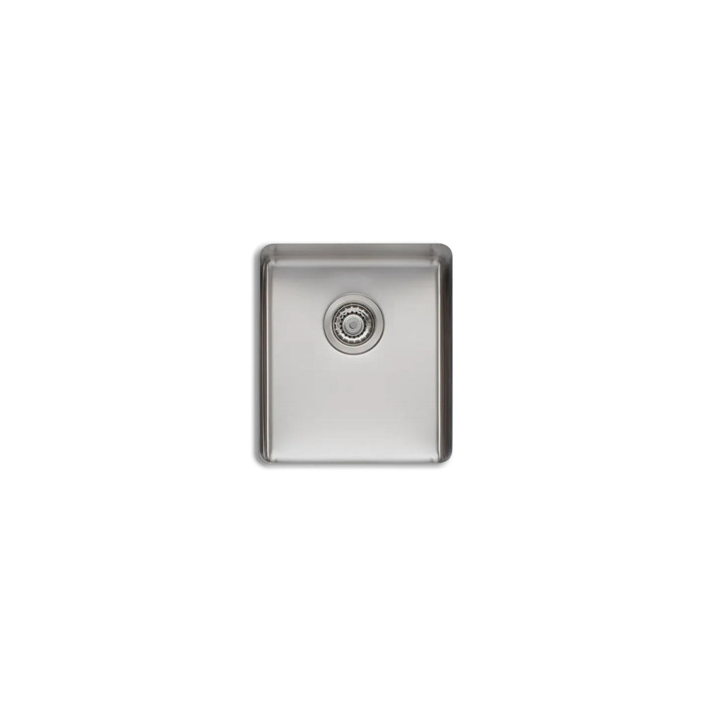 OLIVERI SONETTO SINGLE BOWL UNDERMOUNT ALFRESCO, KITCHEN, AND LAUNDRY SINK STAINLESS STEEL 405MM