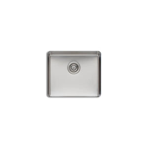 OLIVERI SONETTO SINGLE BOWL UNDERMOUNT KITCHEN AND LAUNDRY SINK STAINLESS STEEL 520MM