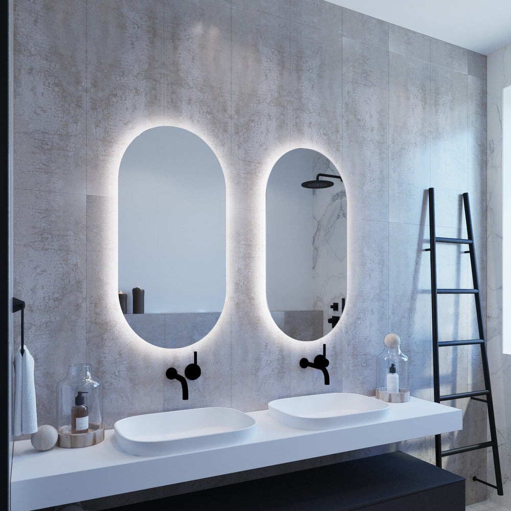 THERMOGROUP ABLAZE PREMIUM SO RANGE BACK-LIT COOL LED MIRROR 445X930MM