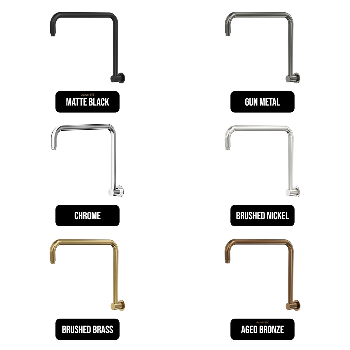 LINSOL SOFIA UPSWEPT ARM 405MM AGED BRONZE