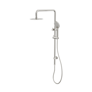 LINSOL SOFIA SHOWER COMBINATION AND MULTIFUNCTION HANDPIECE WITH 200MM ROUND HEAD BRUSHED NICKEL