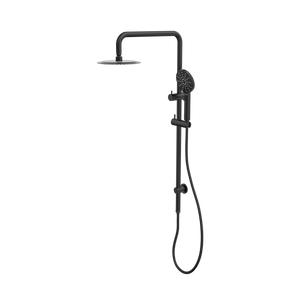 LINSOL SOFIA SHOWER COMBINATION AND MULTIFUNCTION HANDPIECE WITH 200MM ROUND HEAD MATTE BLACK