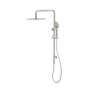 LINSOL SOFIA SHOWER COMBINATION AND MULTIFUNCTION HANDPIECE WITH 300MM ROUND HEAD BRUSHED NICKEL