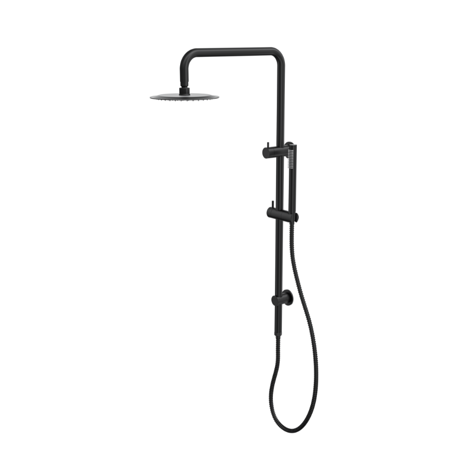 LINSOL SOFIA SHOWER COMBINATION WITH SLIM HANDPIECE WITH 200MM ROUND HEAD MATTE BLACK