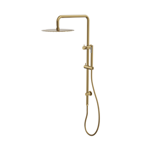 LINSOL SOFIA SHOWER COMBINATION WITH SLIM HANDPIECE WITH 300MM ROUND HEAD BRUSHED BRASS