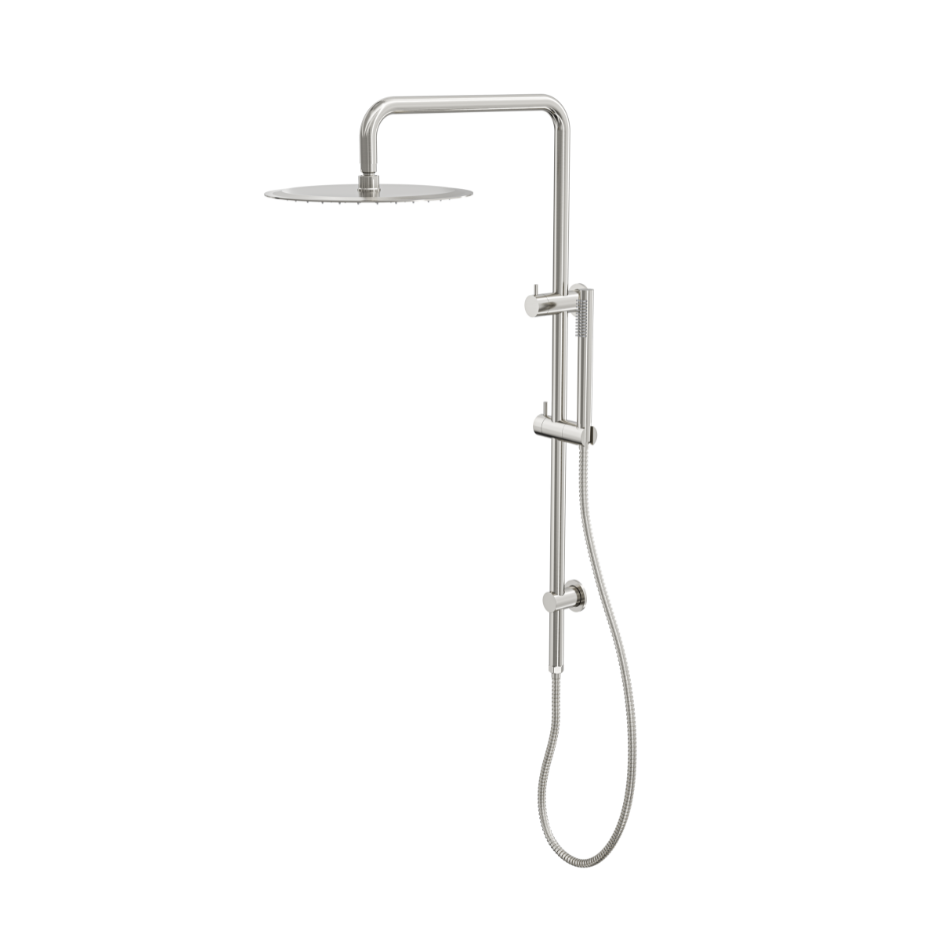 LINSOL SOFIA SHOWER COMBINATION WITH SLIM HANDPIECE WITH 300MM ROUND HEAD BRUSHED NICKEL