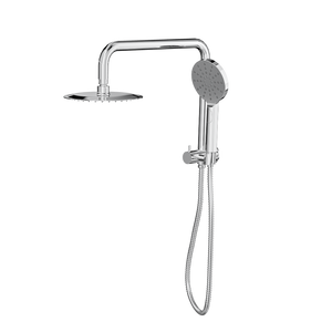 LINSOL SOFIA SHORT SHOWER COMBINATION AND MULTIFUNCTION HANDPIECE WITH 200MM ROUND HEAD CHROME