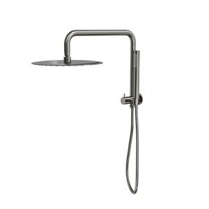 LINSOL SOFIA SHORT SHOWER COMBINATION WITH SLIM HANDPIECE WITH 300MM ROUND HEAD GUN METAL