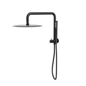 LINSOL SOFIA SHORT SHOWER COMBINATION WITH SLIM HANDPIECE WITH 300MM ROUND HEAD MATTE BLACK