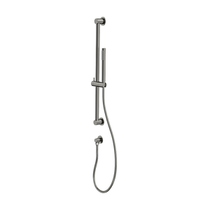 LINSOL SOFIA SLIDING SHOWER RAIL WITH SLIM HANDPIECE GUN METAL