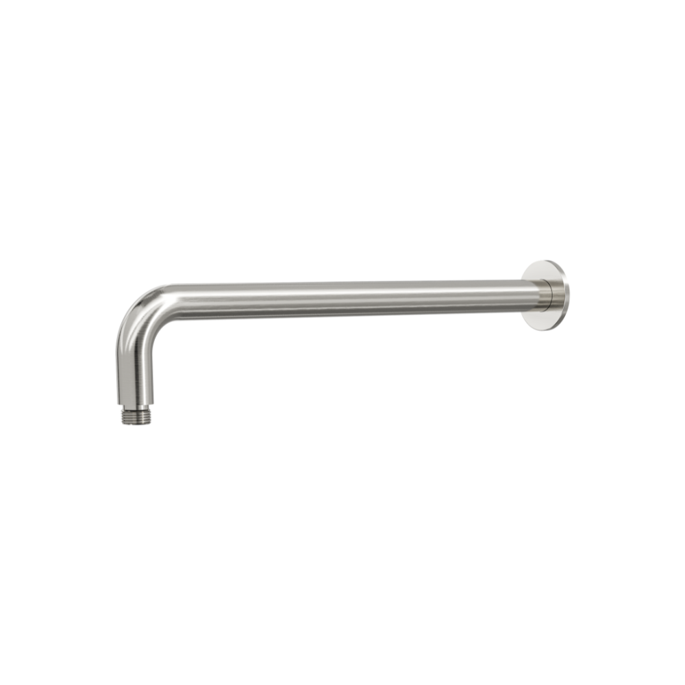LINSOL SOFIA ROUND SHOWER WALL ARM 400MM BRUSHED NICKEL