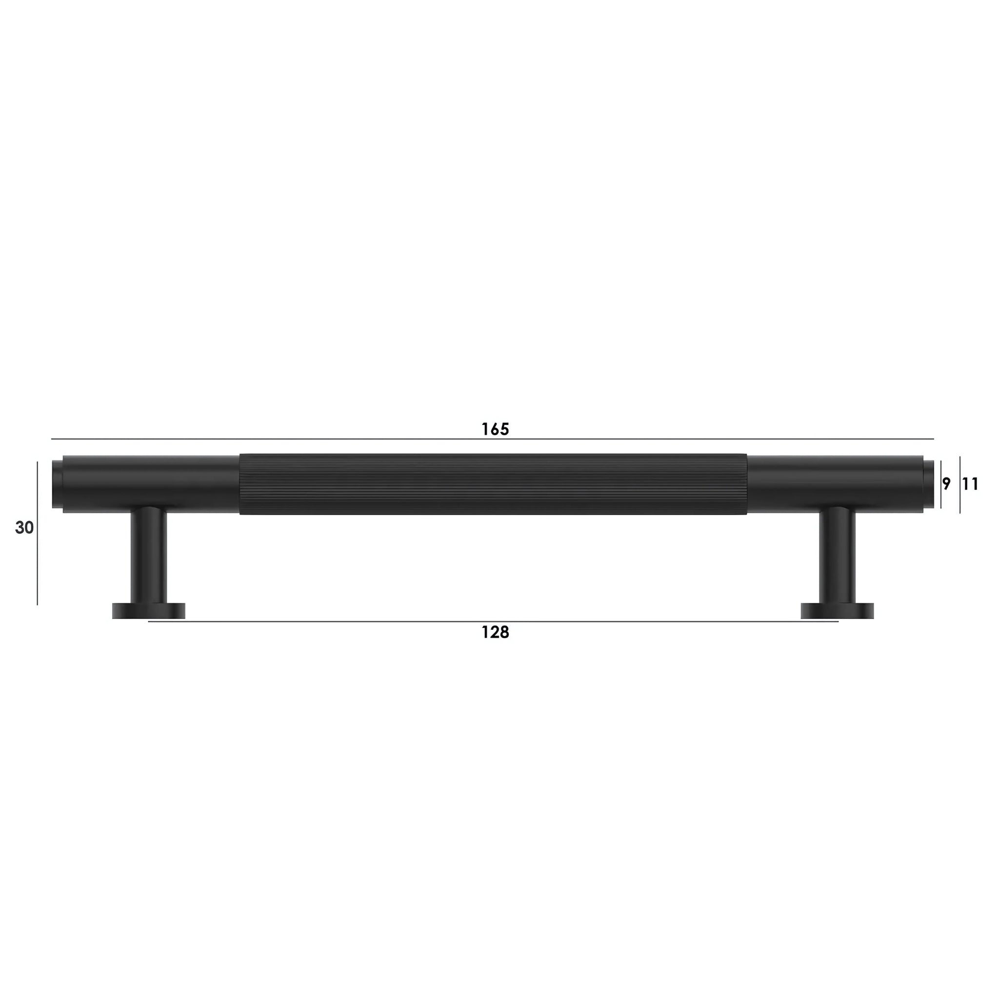 OTTI SOHO HANDLE MATTE BLACK (MULTIPLE SIZES AVAILABLE)